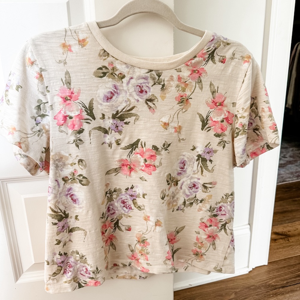 LOVE SHACK FANCY X GAP floral tee